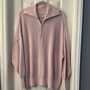Aerie Beyond Quarter-Zip Sweater